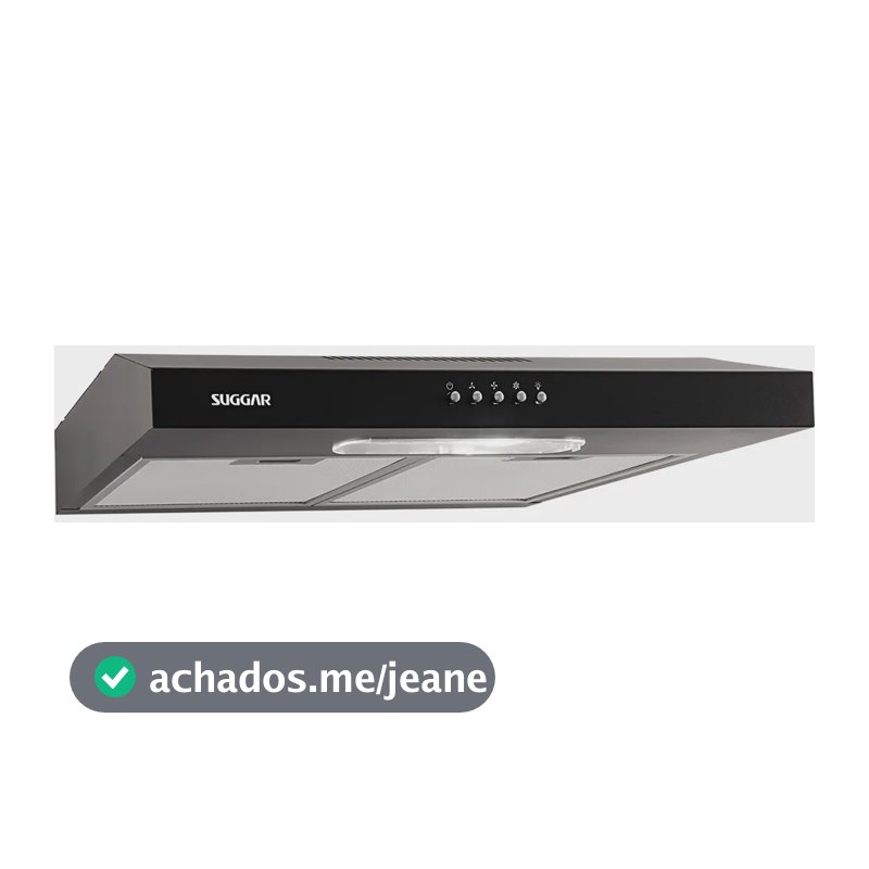 Depurador De Ar Slim 60 Cm Preto Suggar Preto