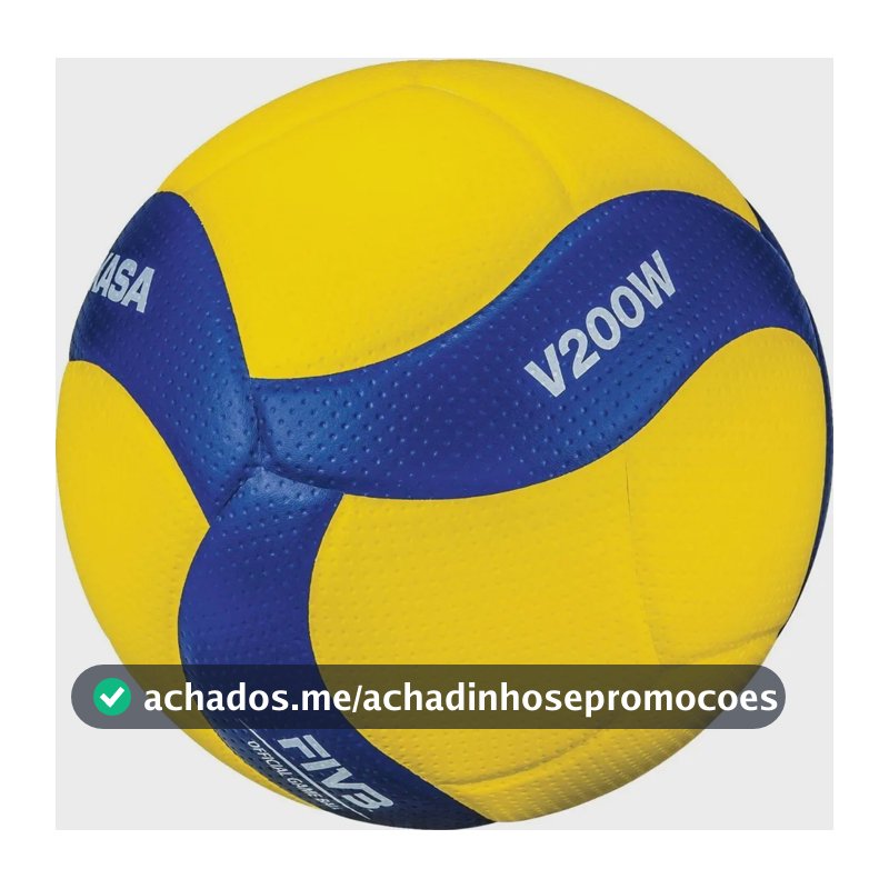 Bola de Vôlei Mikasa V200W para Competição de Salão, Tamanho 5
