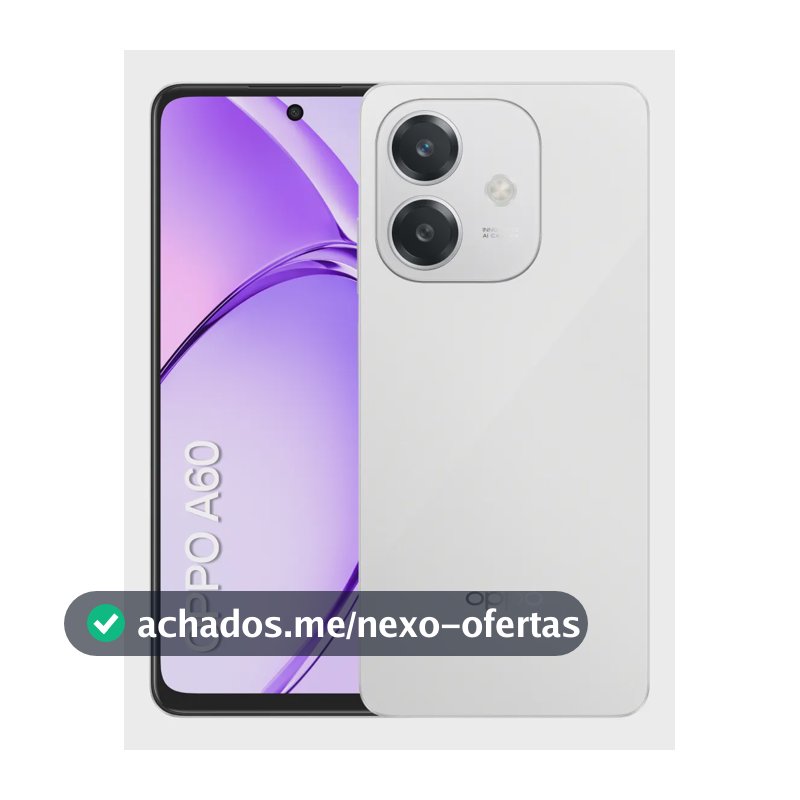 Smartphone OPPO A60 256GB 8GB RAM Branco