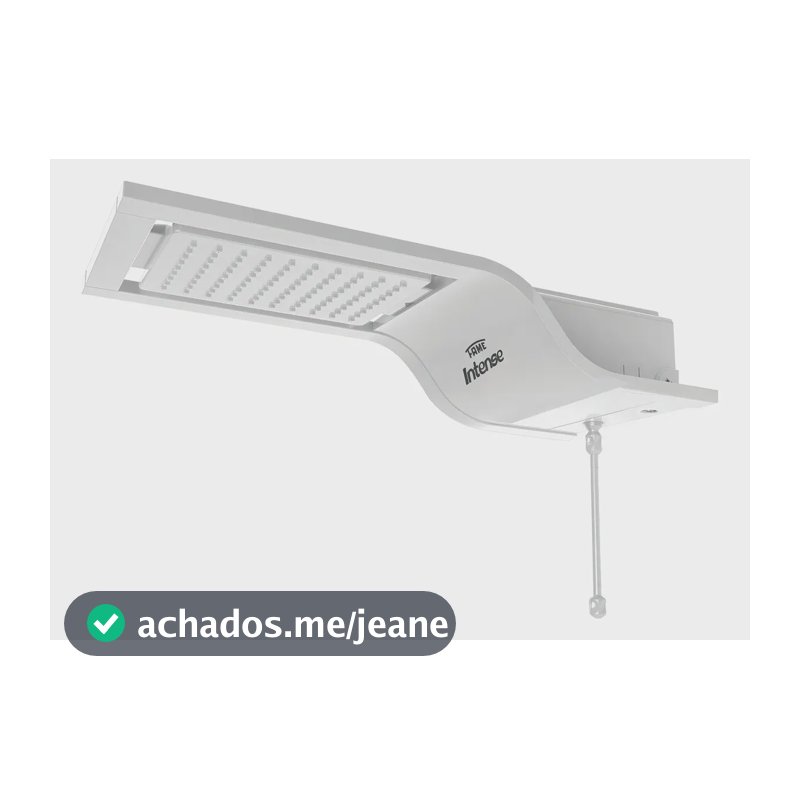 Chuveiro Elétrico Intense Fame Eletrônica 7800W Branco Ajuste de Temperatura