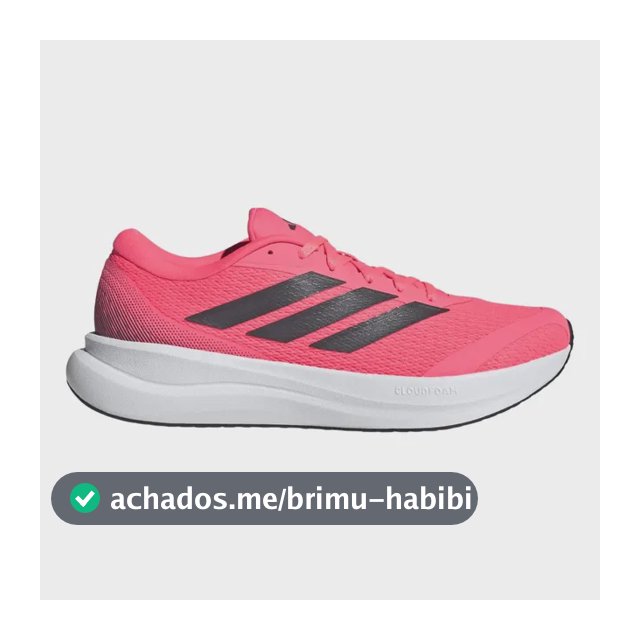 Tênis Masculino Runfalcon 6 adidas Rosa Liso 42 Br