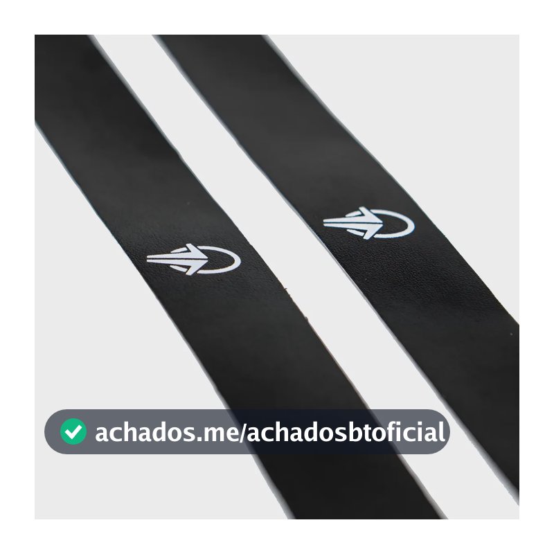 Kit 2 Fitas Protetora Tbt Raquete Beach Tennis Anti Risco Preto