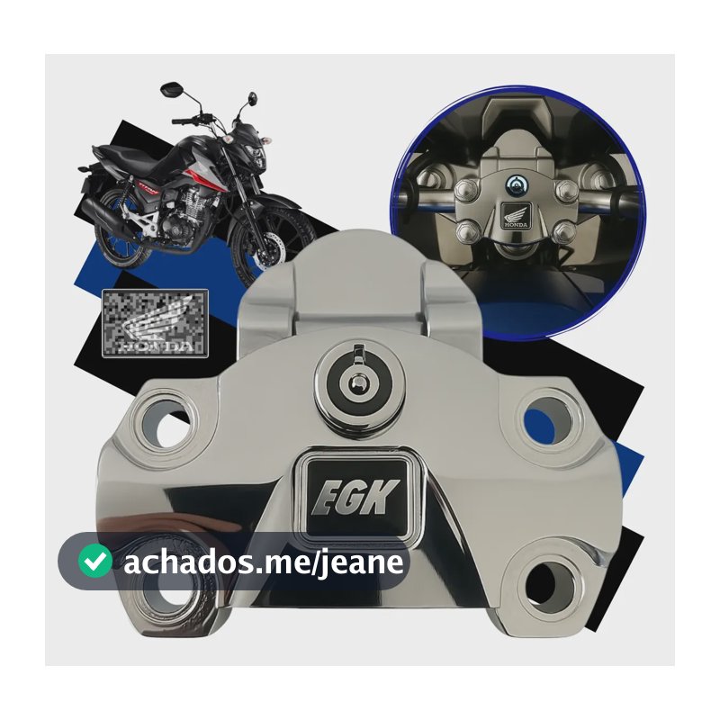 Trava Miolo Ignição Antifurto Cg 150 160 Titan Fan Cromado