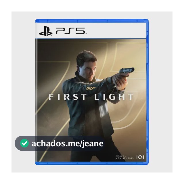 007 First Light Ps5 Br Midia Fisica