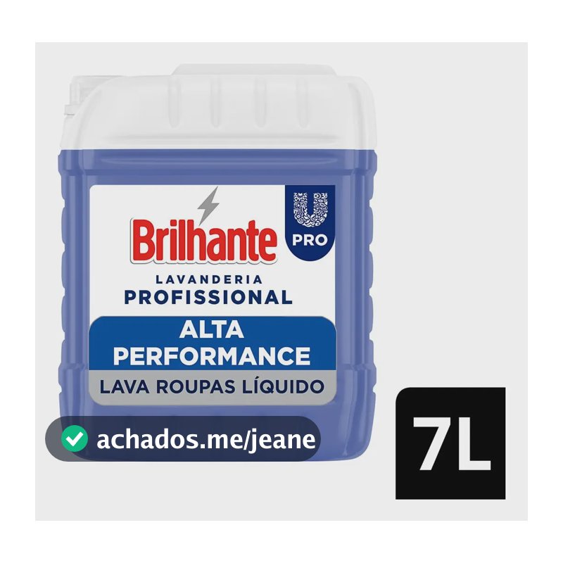 Sabão Líquido Brilhante Alta Perfomance 7L