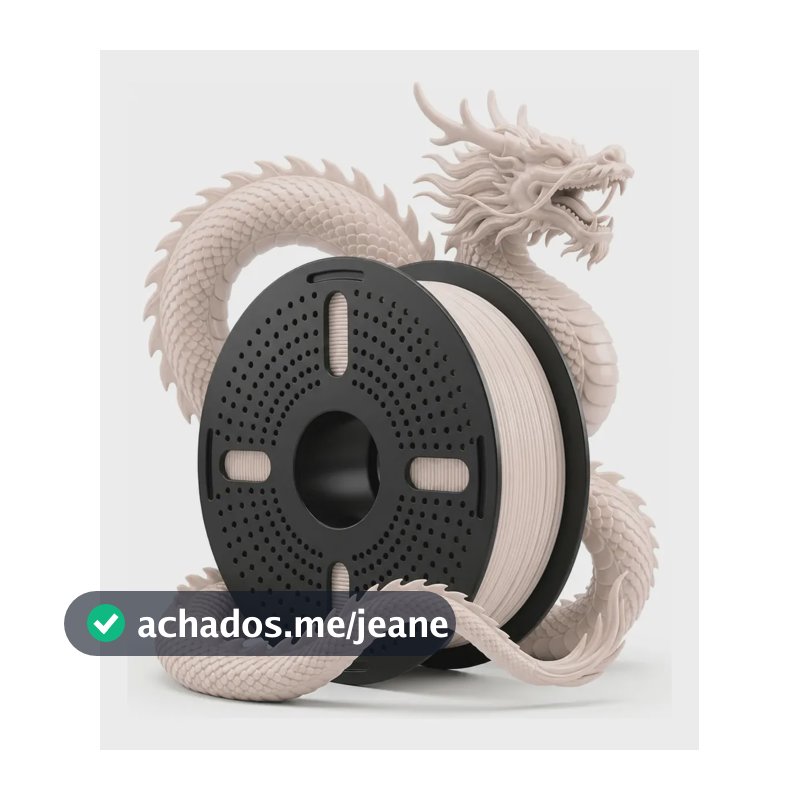 Filamento Impressora 3d Print Pulse Pet G 1.75mm Creme