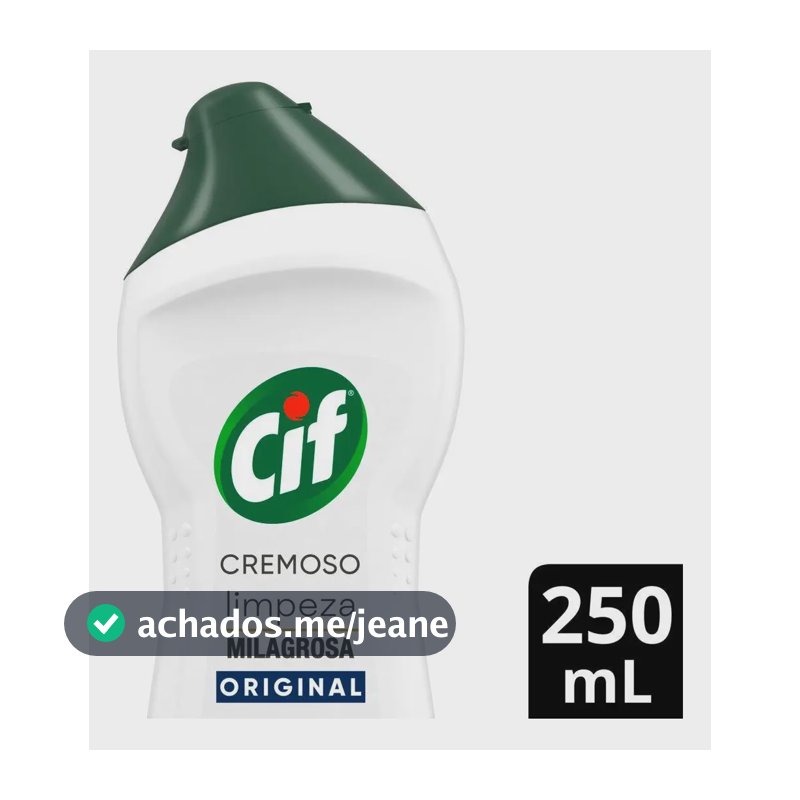 Higienizador cremoso limpeza milagrosa original 250ml Cif