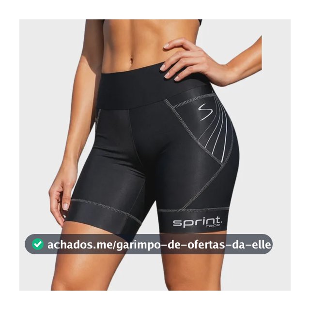 Bermuda Compressão Corrida Sprint Race Feminina Com Bolso