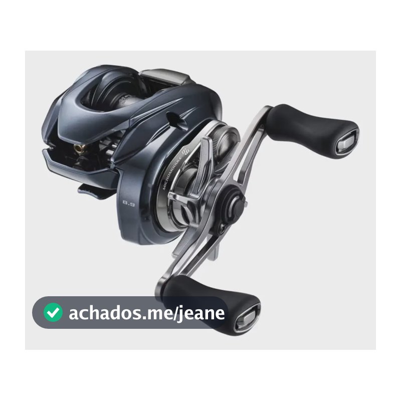 Carretilha Shimano Aldebaran Dc 31xg 2025 Manivela Esquerda Cinza Esquerdo