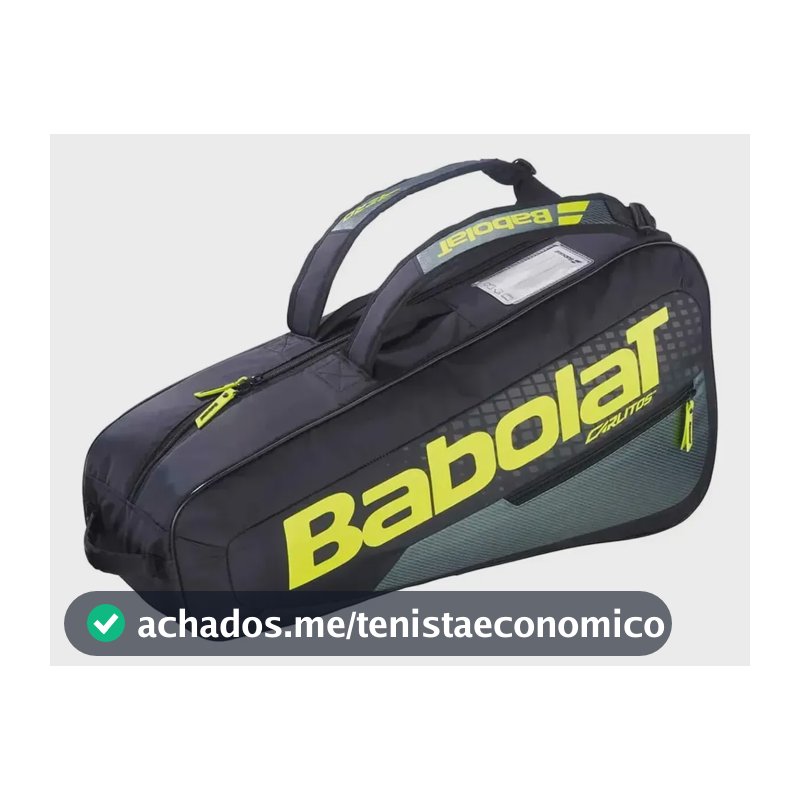 Raqueteira Babolat Carlitos Junior Preto