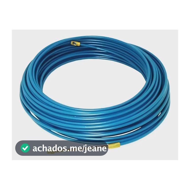 Guia Passa Fio Sonda De Pvc Alma De Aço Profissional 20 Mts