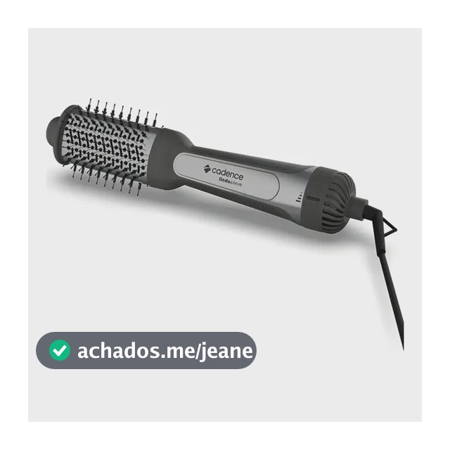 Escova Secadora Cadence Linda & Leve 4 em 1 Preto ESC720
