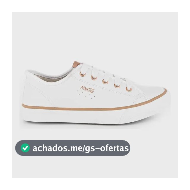 Tênis Coca Cola Feminino Stream Leather Casual Leve Original