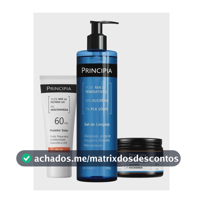 Principia Kit Completo Para Pele Sensível Com Fps 60