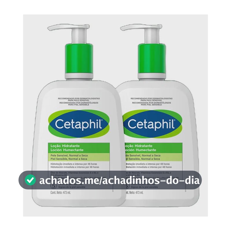 Kit Cetaphil Loção Hidratante Corporal E Facial (2 Unidades)