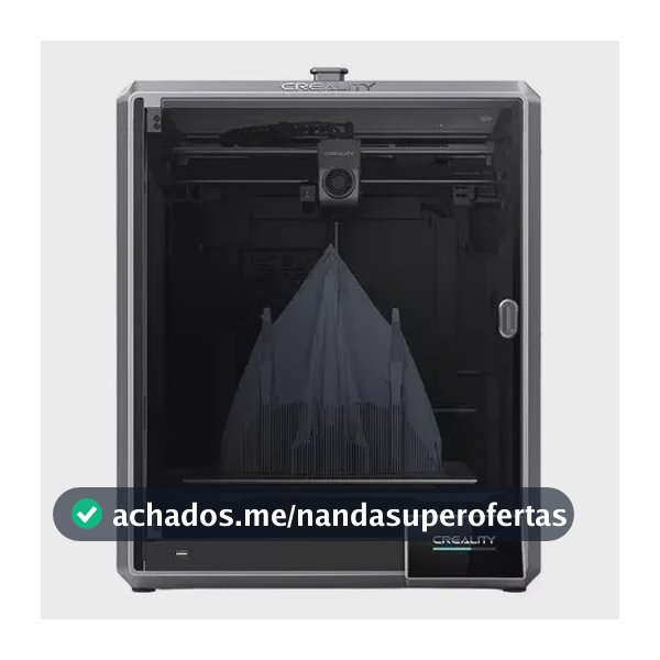 Impressora 3d Creality K1 Max Fdm 300x300x300mm Velocidade 600mm/s 127/220v Black