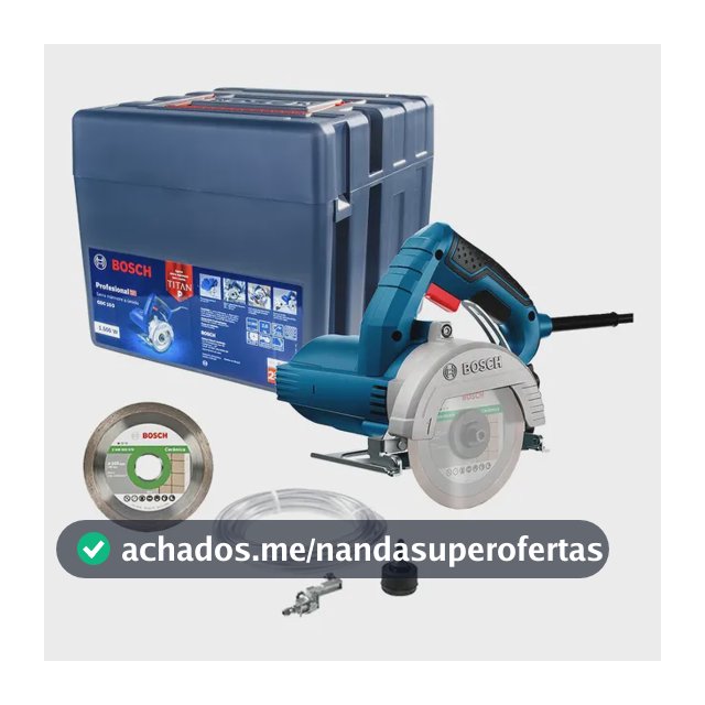 Serra Mármore GDC 151 Titan 1500w Kit Refrigeração Bosch