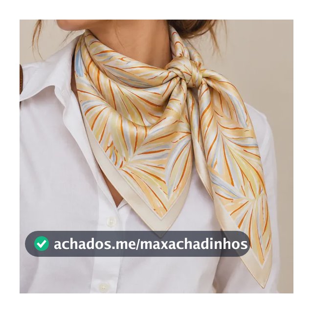 Lenço Cetim Feminino 70x70 Estampas Moda Chic