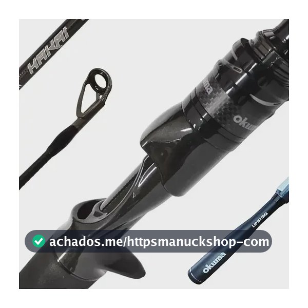 Vara Okuma Hakai Ultimate C 6' (1,82m) 16-40lb 4p Carretilha Preto