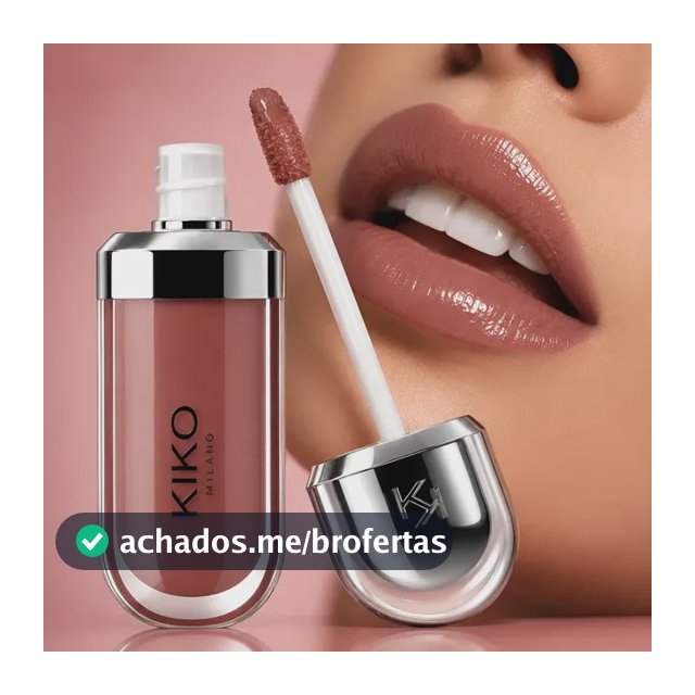 Gloss Kiko Milano 3d Hydra Lipgloss Cor 21 Brun Rose Hidrata 21 Brun Rose
