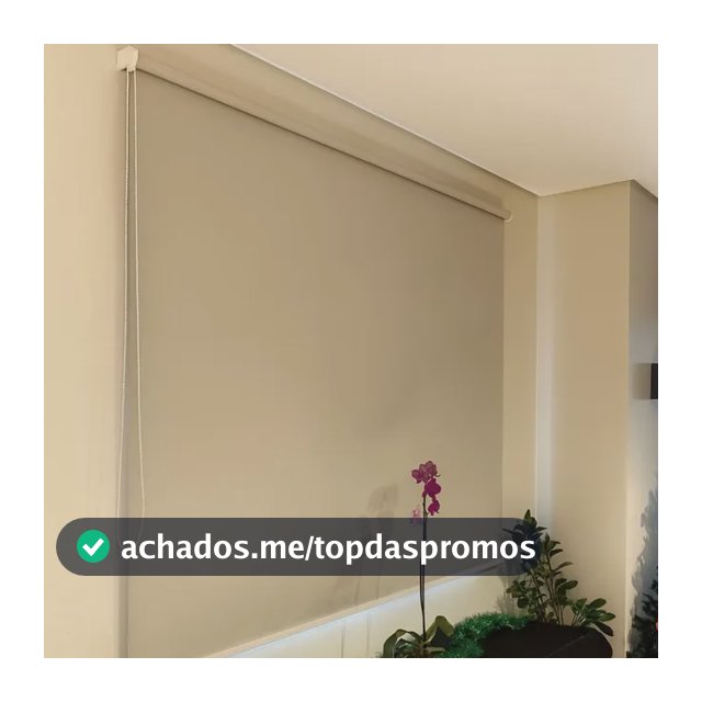Persiana Rolo Blackout 100% - Largura 1,20 X 1,40 Altura