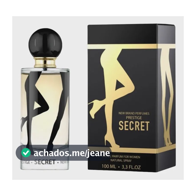PERFUME NEW BRAND PRESTIGE SECRET EAU DE PARFUM 100 ML PARA MULHER
