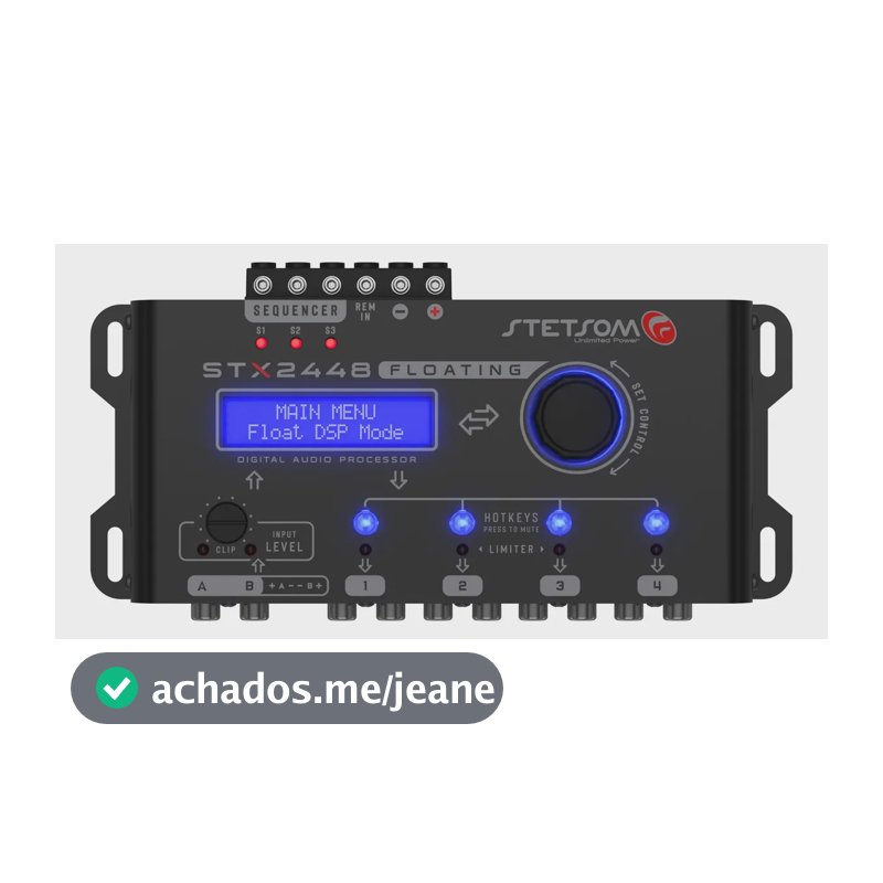 Processador Audio Digital Stetsom Stx 2448 Floating 2448