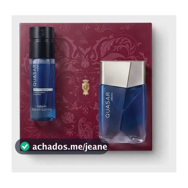 Presente Quasar Vision Colônia E Body Spray O Boticário