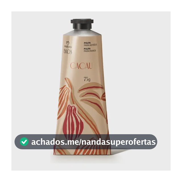 Natura Polpa Para Mãos Hidratante Cacau 75g