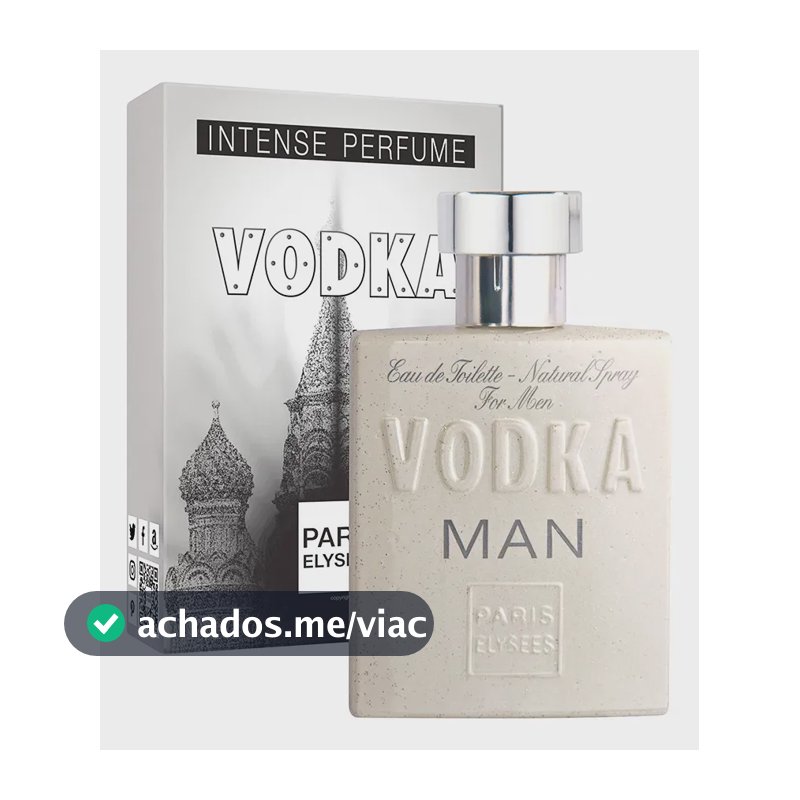 Perfume Vodka Man Paris Elysees Masculino Intense 100ml