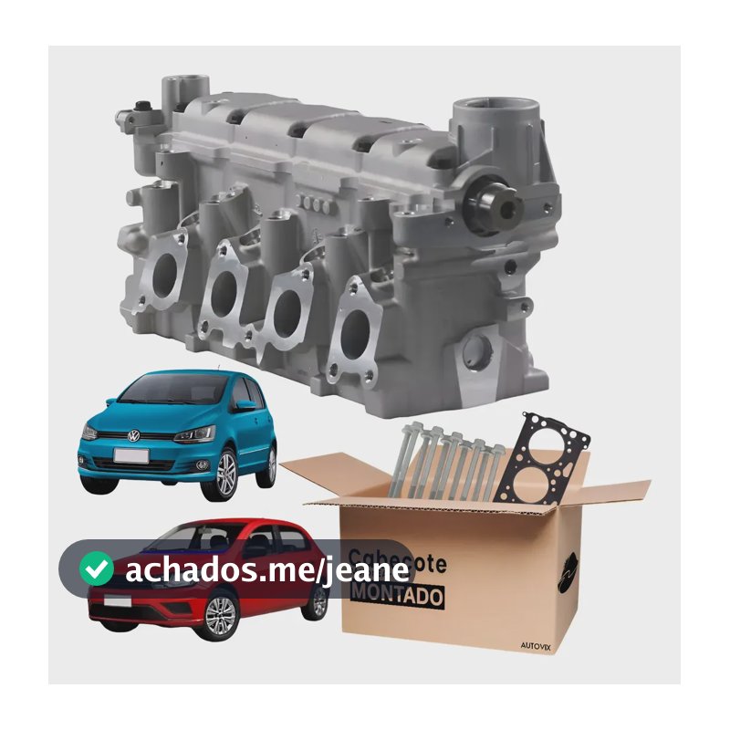 Cabeçote Do Motor Ea111 Gol G4 G5 G6 Novo Montado 1.0 8v