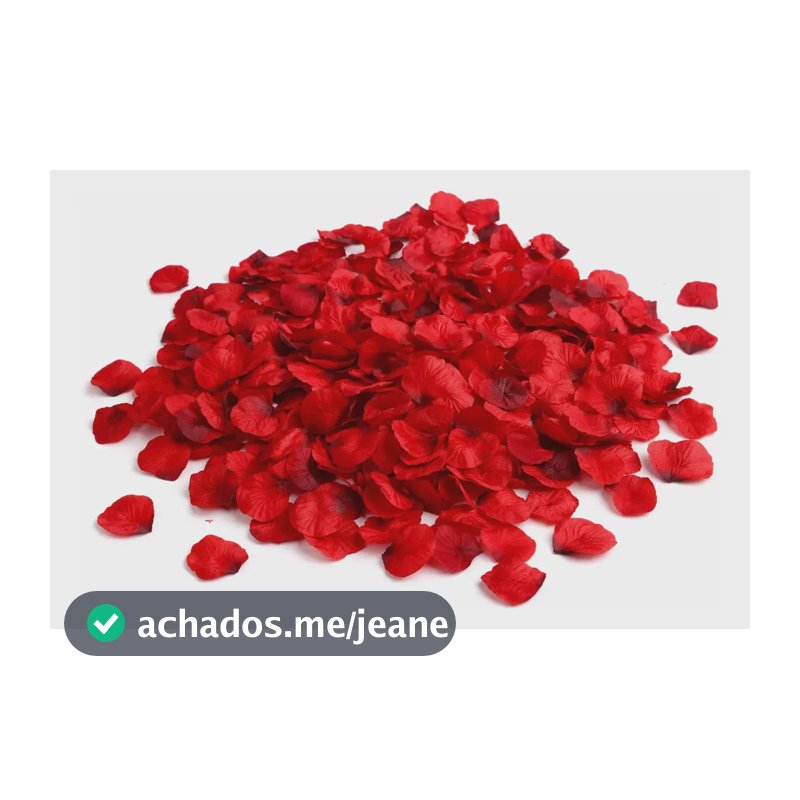 2000 Pétalas De Rosas Artificiais Vermelhas Para Decoração Vermelho