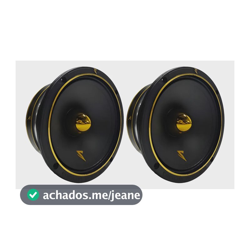 Par De Alto Falante Zetta Audio 340wrms Mgt Evo 6 Pol 4ohms Preto