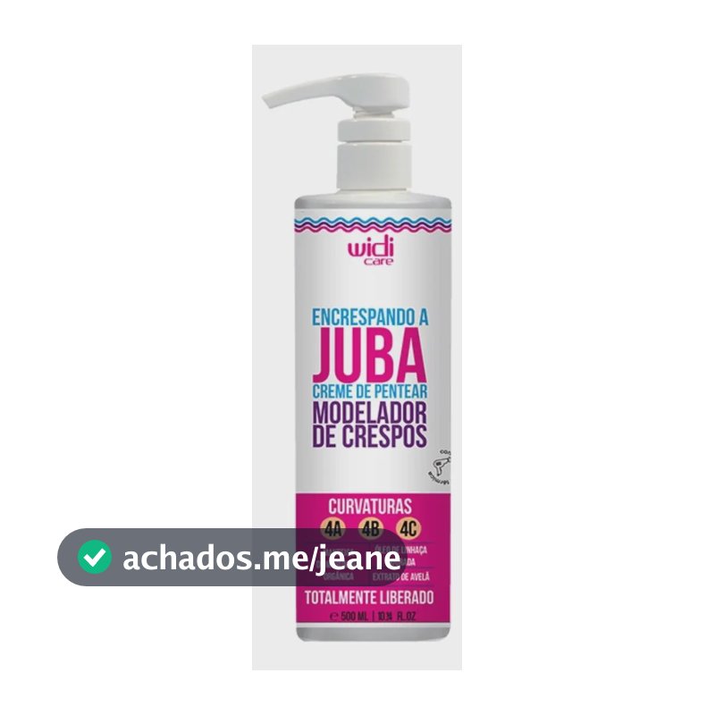 Encrespando A Juba Creme De Pentear Widi Care 500ml