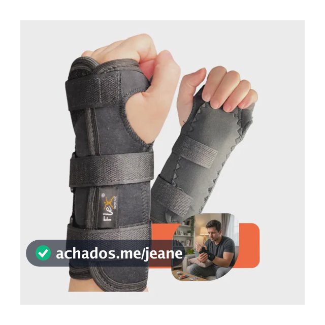 Munhequeira Tala Mão Punho Pulso Órtese Bilateral Tendinite