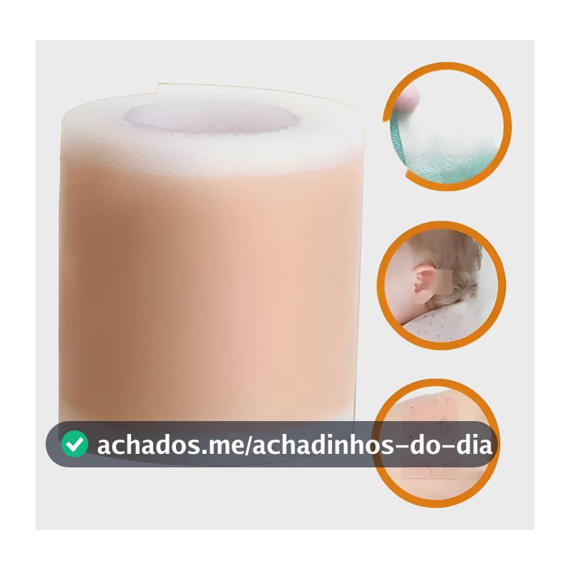 Fita Silicone Gel Adesiva Remoção De Cicatrizes 4cm X 1,5mts