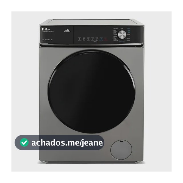 Lava E Seca Philco Eco Inverter 11kg Titânio Pls11c