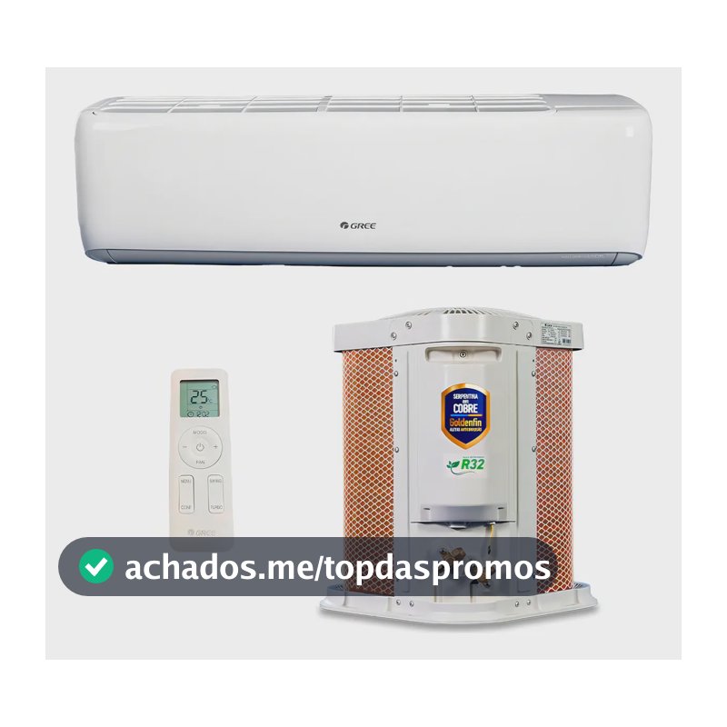 Ar Condicionado Split Gree 9000 BTU Inverter Wi-Fi Frio 220V R32