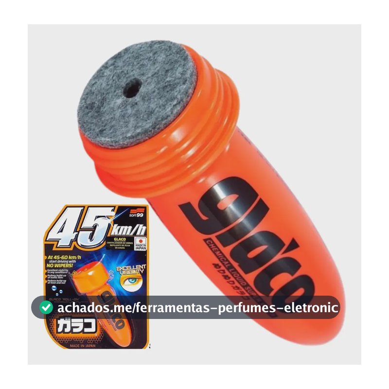 Cristalizador De Vidros Repelente De Agua Glaco 75ml Soft99