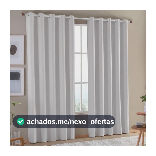 Cortina Blackout 100% 2,80x2,30 Corta Luz Sala Quarto