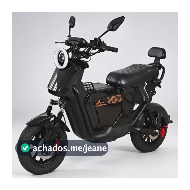 Bicicleta Elétrica Gt918 1000w 60v 25ah Porta-objetos Litio Preto M
