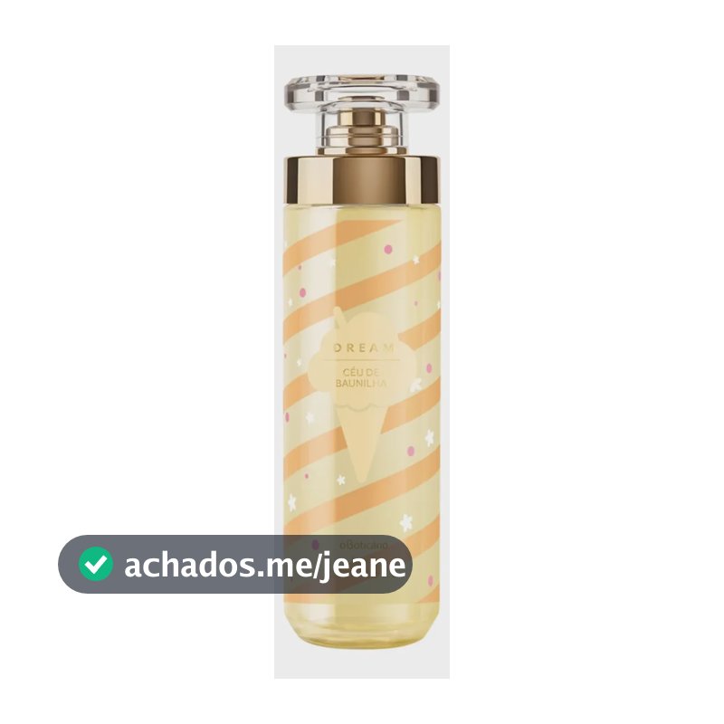 Dream Céu De Baunilha Body Splash 200ml O Boticário