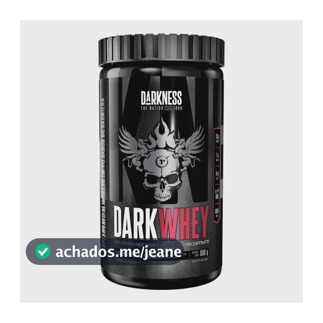 Darkness Whey Protein Integralmedica Darkwhey 100% Hardcore pó Sabor Chocolate Maltado Pote