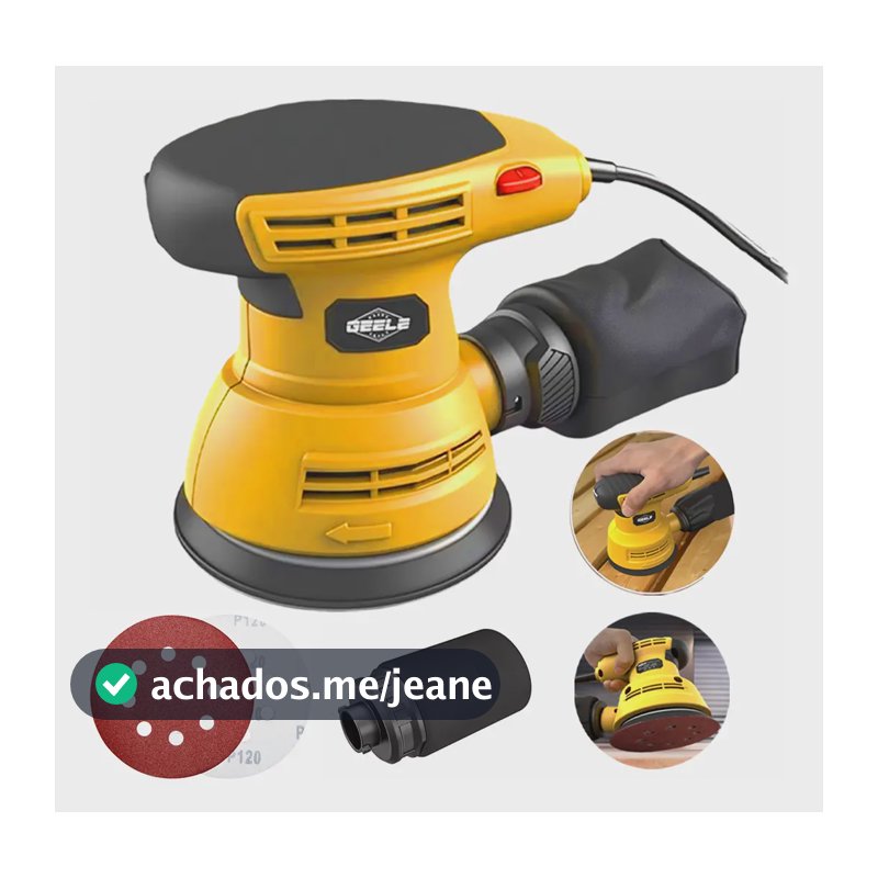 Lixadeira Orbital 600w 16000 Rpm 5 Polegadas 110v/220v 110v
