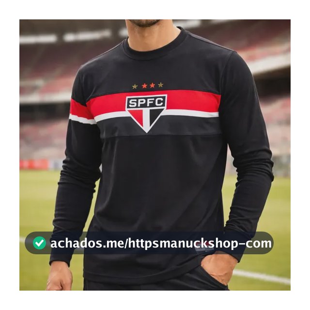 Camisa São Paulo Retrô 2005 Mundial Goleiro Preta Oficial