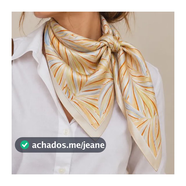 Lenço Cetim Feminino 70x70 Estampas Moda Chic