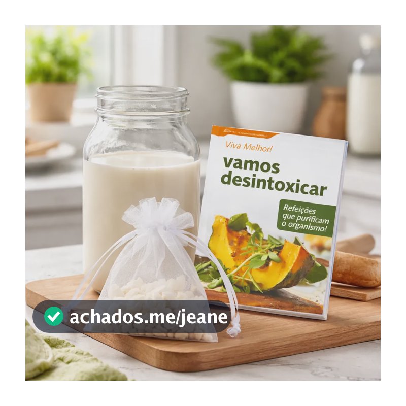 Kefir De Leite C/ Manual C/ Brinde Livro Vamos Desintoxicar