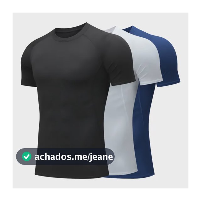 3 Camisetas Compressão Rash Guard Treino Academia Apertada