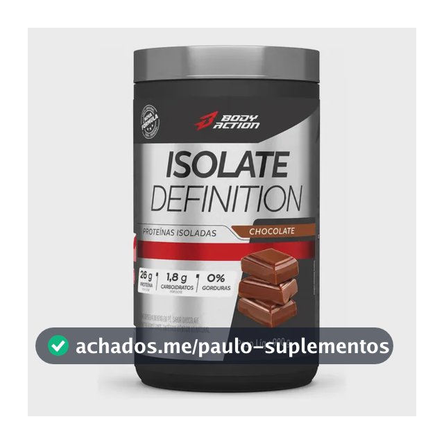 Bodyaction Tradicional Proteínas Isolate Definition Pó Chocolate