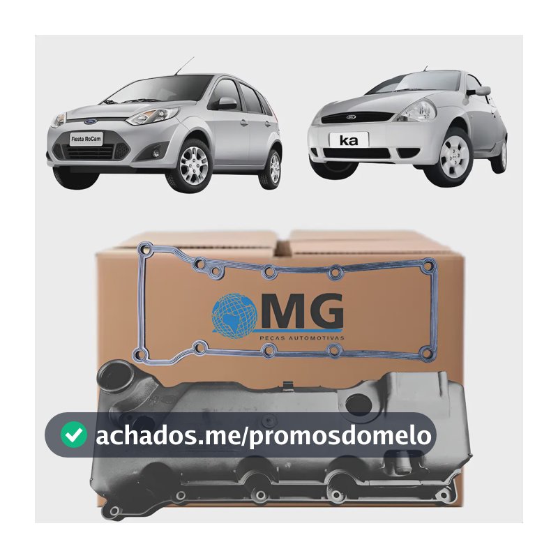 Tampa Comando Válvulas Ka Fiesta Ecosport Zetec Rocam C/furo